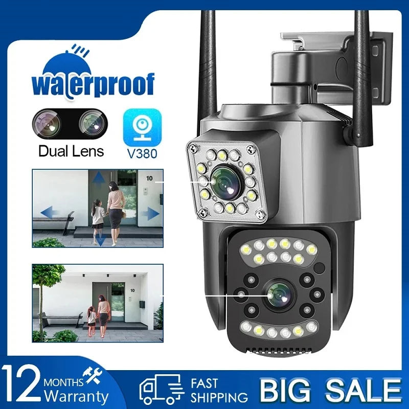 PTZ Dual Lens 4MP Camera