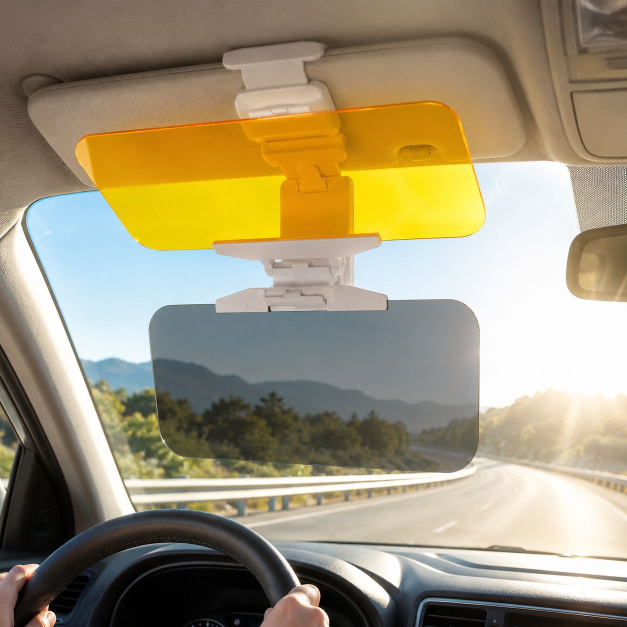 2-in-1 Anti Glare Sun Visor for Car – Sun Sheild