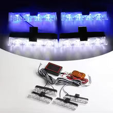 Pack of 4 LED Car Grill Flashers