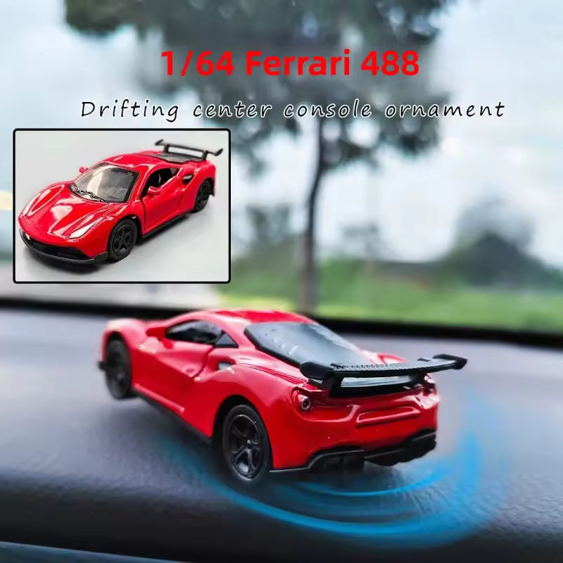 Car Dashboard Decorations – Drift & Turn Mini Car Model Ornament