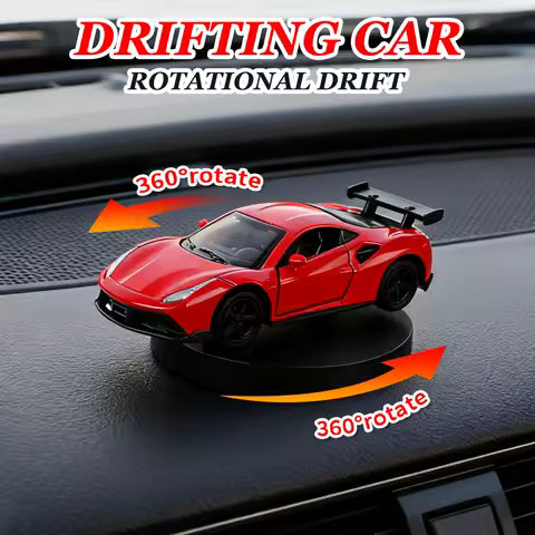 Car Dashboard Decorations – Drift & Turn Mini Car Model Ornament
