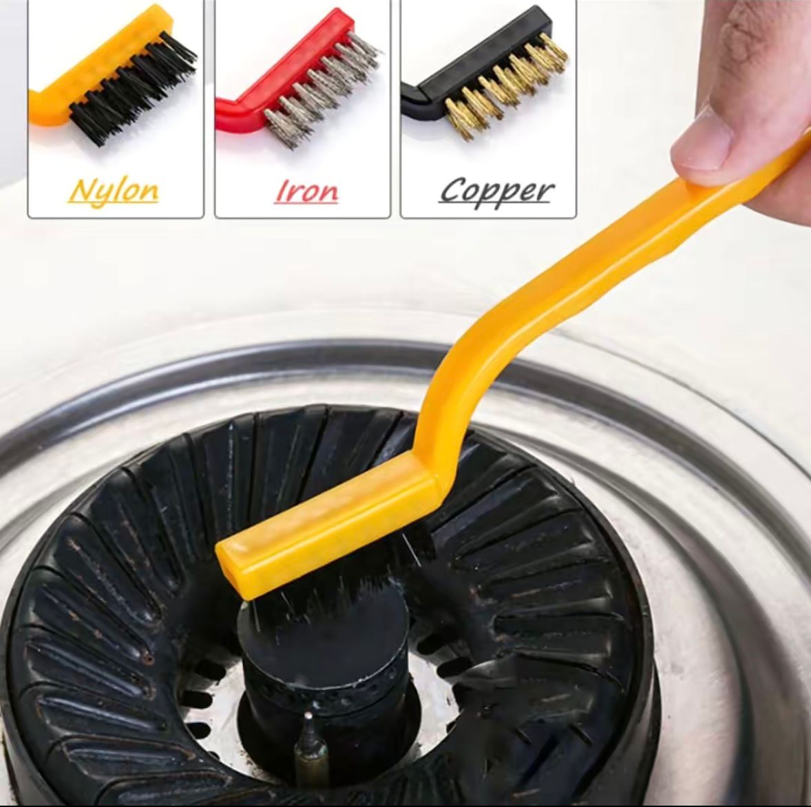 Heavy Duty Wire Brush Set (Pack of 4)